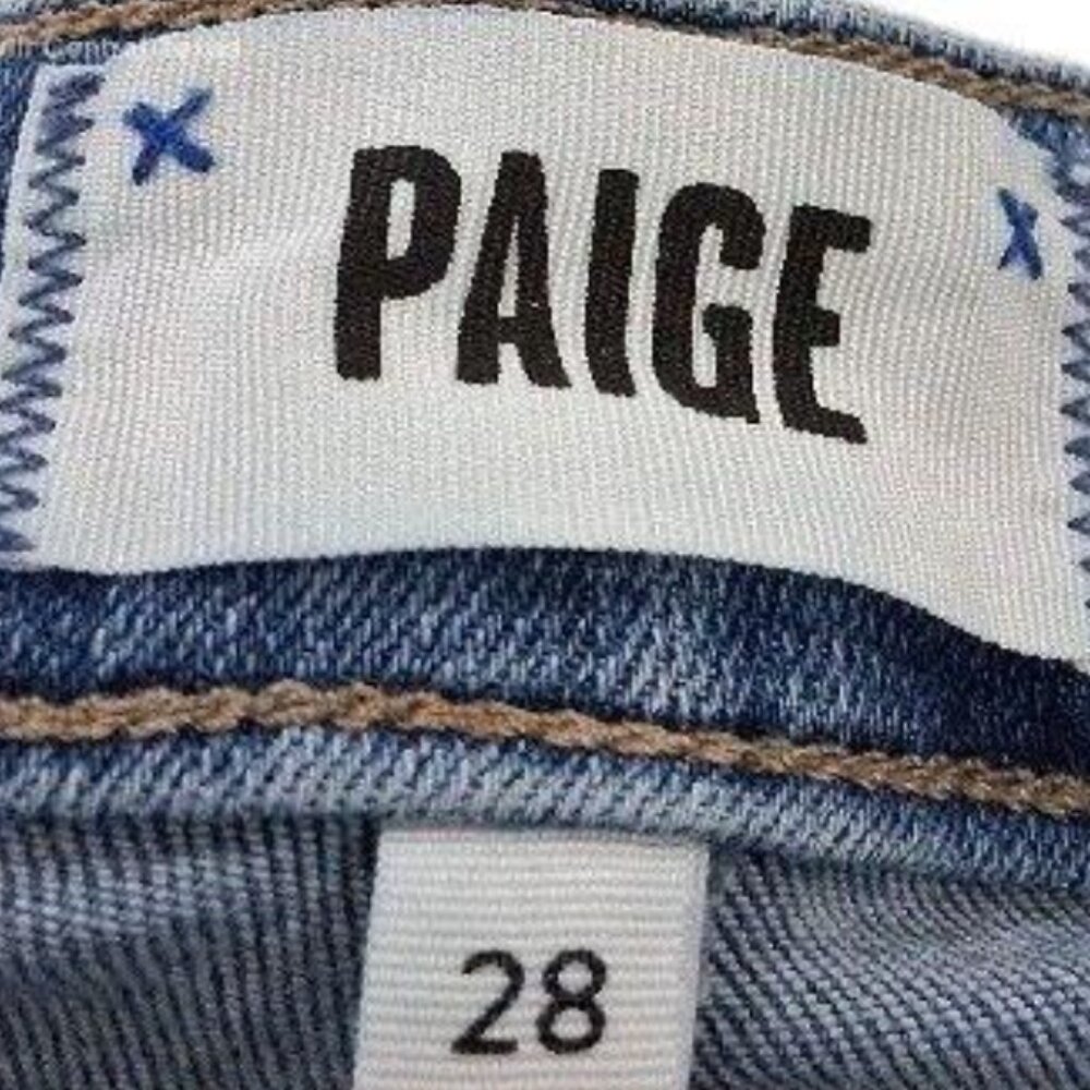 PAIGE Blue Denim Skinny Jeans, 28 - Picture 3 of 6